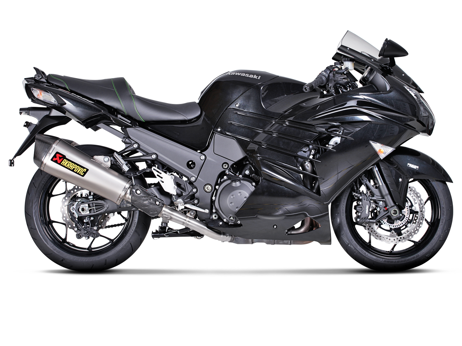 Akrapovic Slip-On Exhaust Kawasaki ZX14R 2012-2021