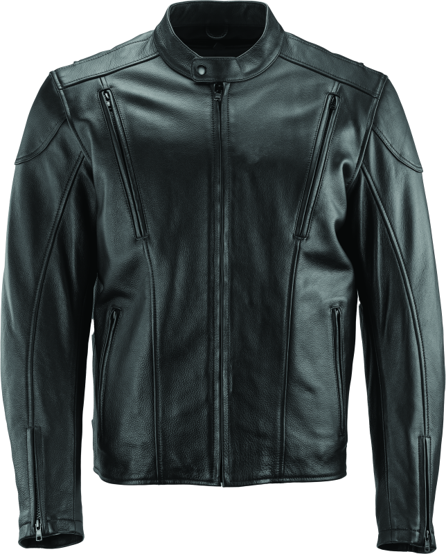 leather biker gear River Road Race Leather Jacket ~ XL Or 3XL Only Black / XL