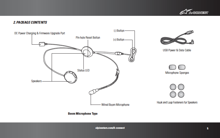 Alpinestars Intercom System