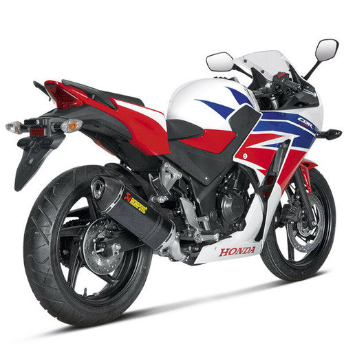Akrapovic Carbon Fiber Slip-On Line Muffler for 2014 - 2016  Honda CBR300R