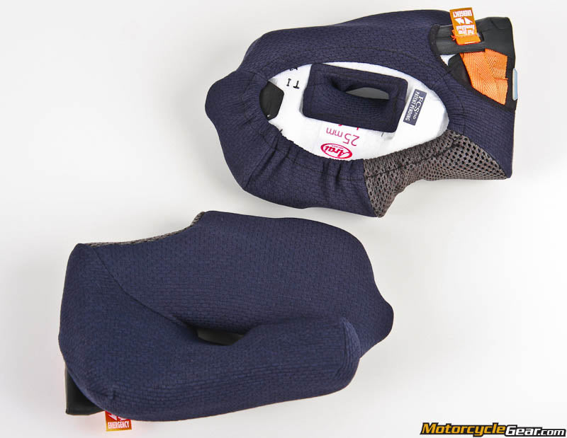 arai corsair helmet liner Arai Corsair-X/Quantum-X/Signet-X EP Cheek Pad Set — Motorcycle Gear