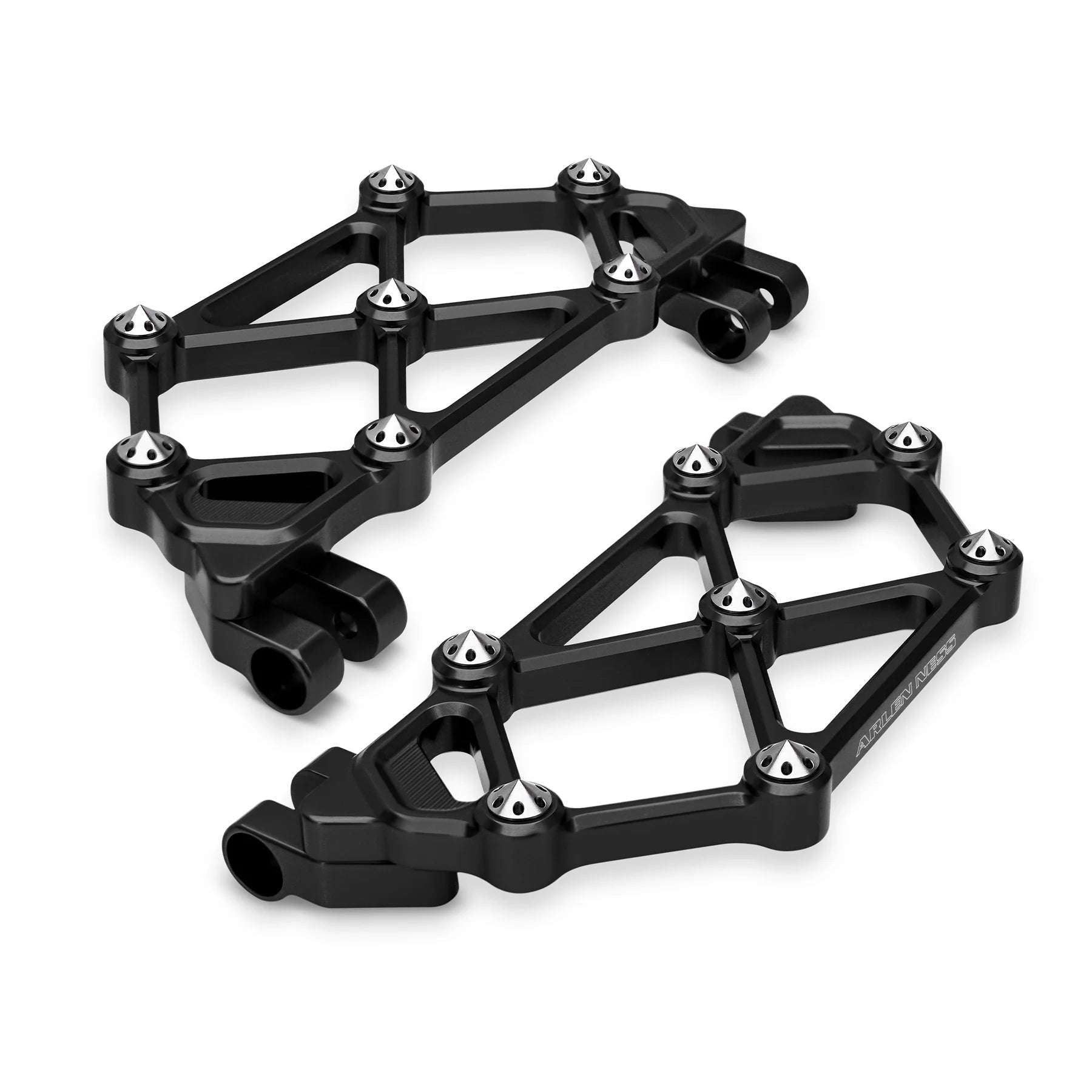 Arlen Ness Mini Diamond Floorboards - Driver - FLT