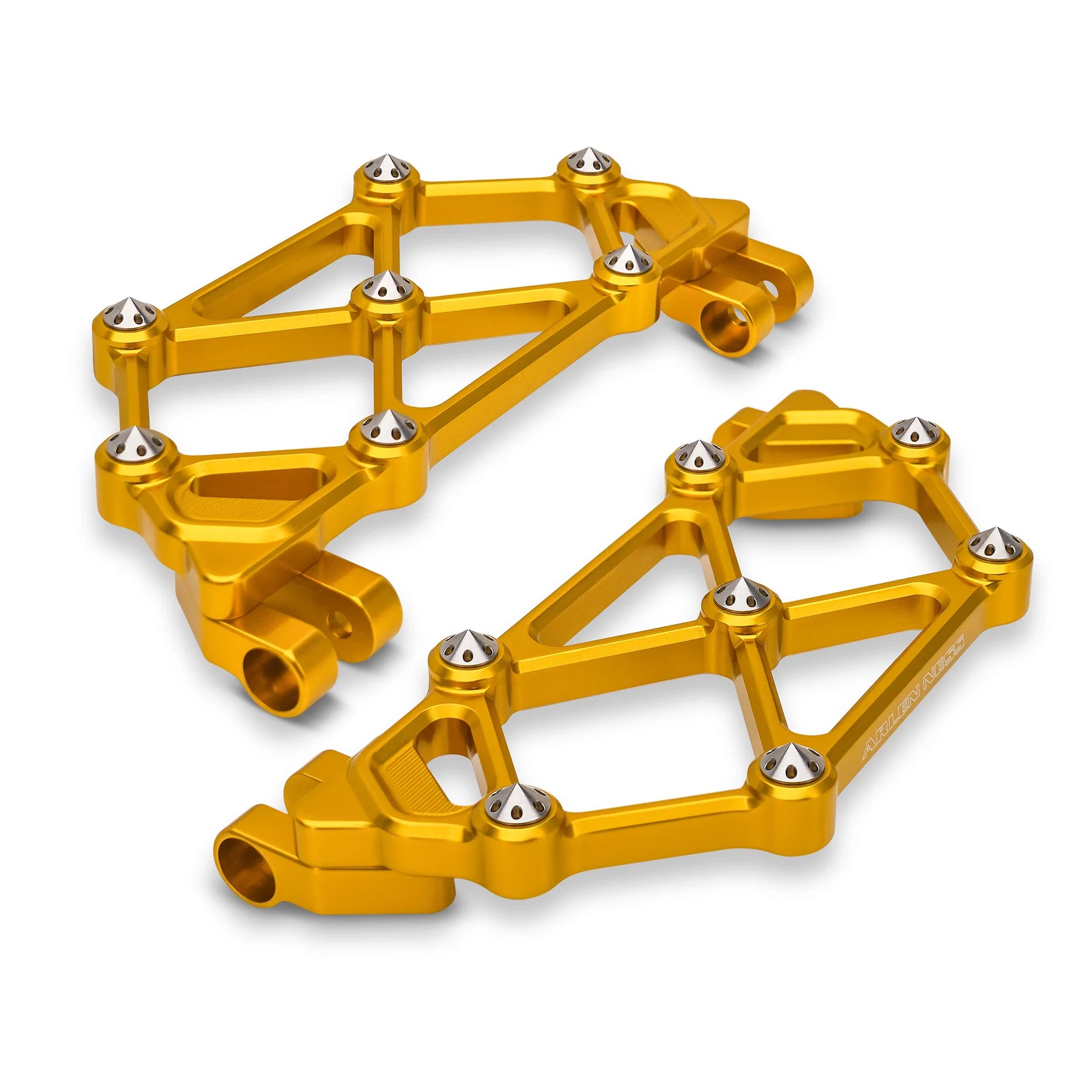 Arlen Ness Mini Diamond Floorboards - Driver - FLT