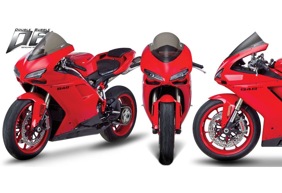 Zero Gravity Double Bubble Windscreen Ducati 848 / 1098 / 1198