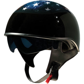Z1R Vagrant Helmet - USA Skull - Black - Medium 0103-1309 Z1R Vagrant Helmet - USA Skull - Black - Medium 0103-1309