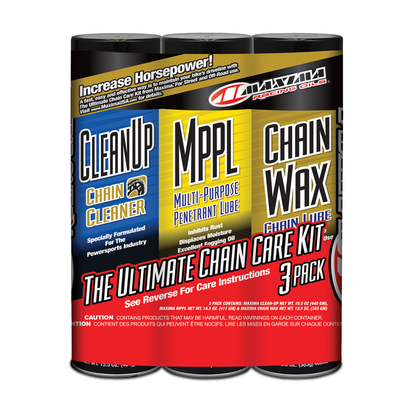 Maxima Chain Wax Chain Care Kit