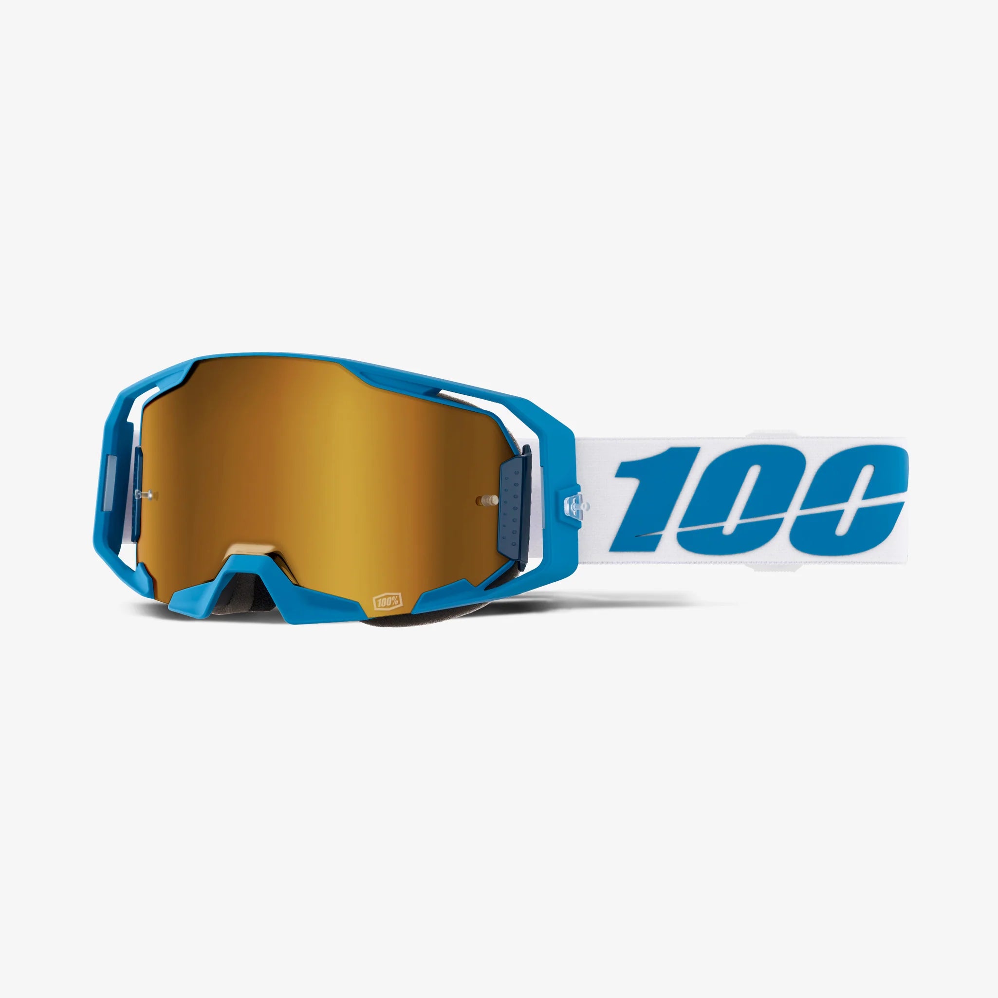 100% ARmatic Tuckwell Goggles With True Gold Mirror Lens