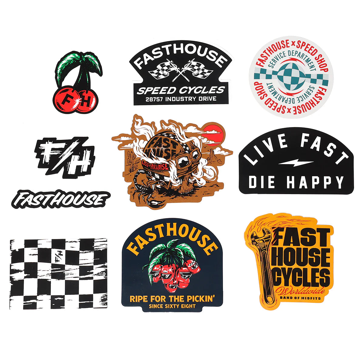 Fasthouse Fall'25 Decals