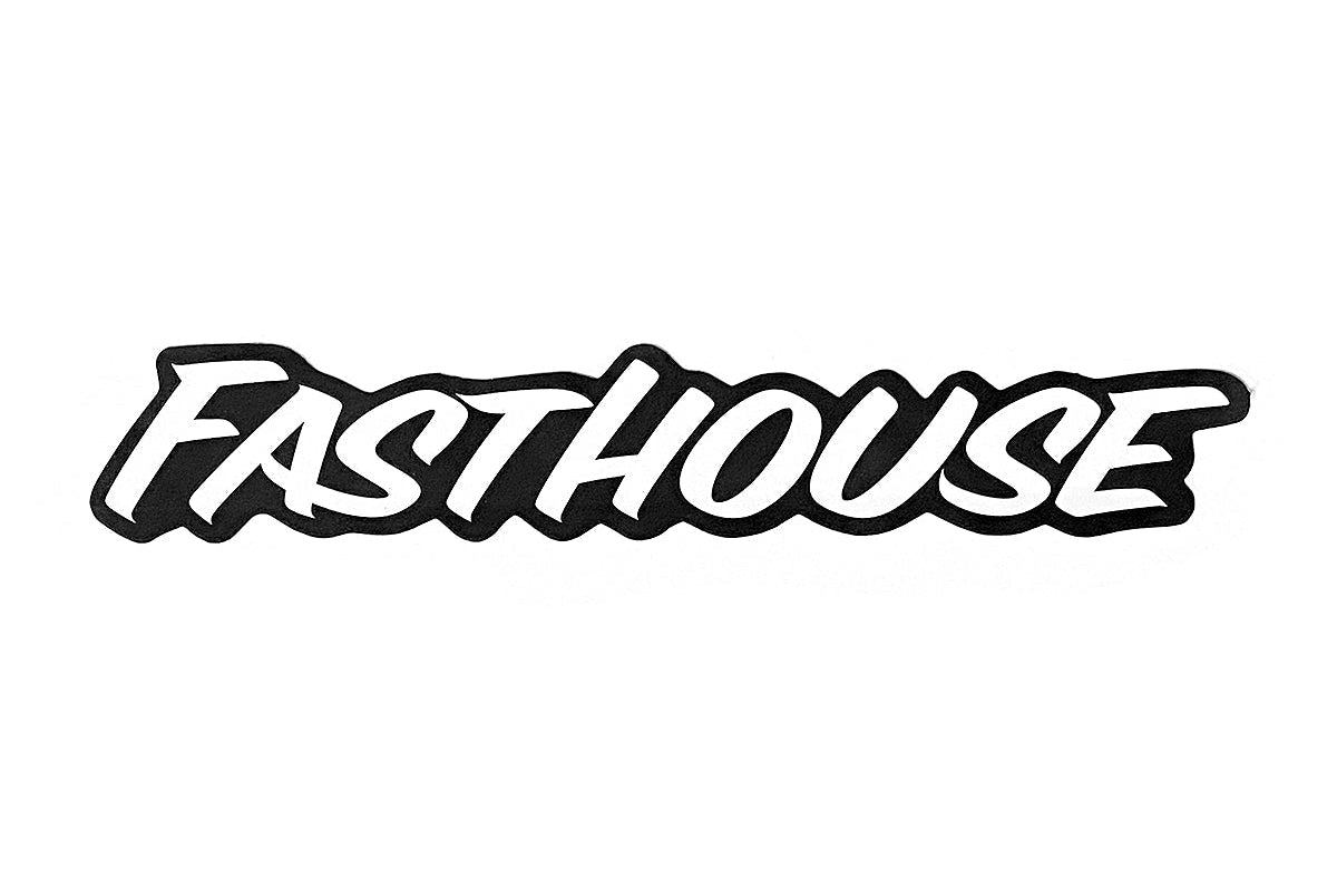 Fasthouse Black Logo Sticker - 6in