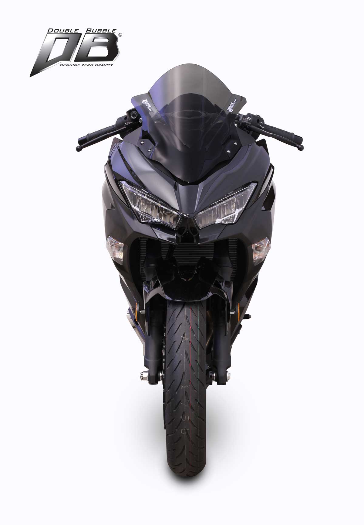 Zero Gravity Double Bubble Windscreen Kawasaki Ninja 400 2018-2023