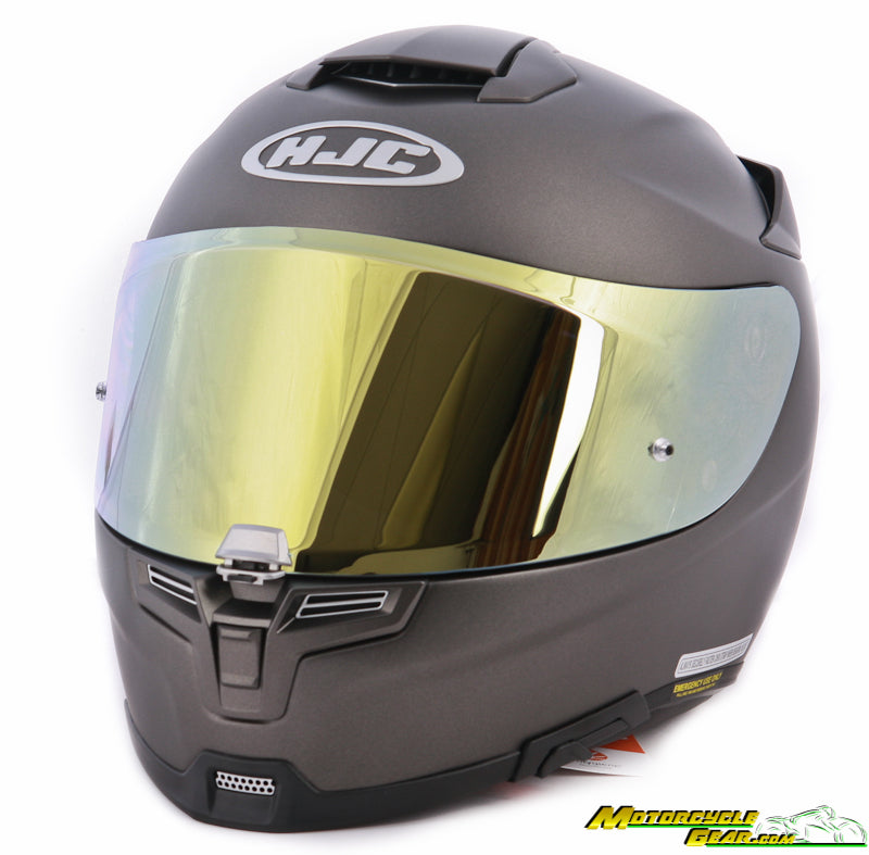 Gold Hjc Helmet Peak Hjc HJ-35 RST Gold RPHA Visor