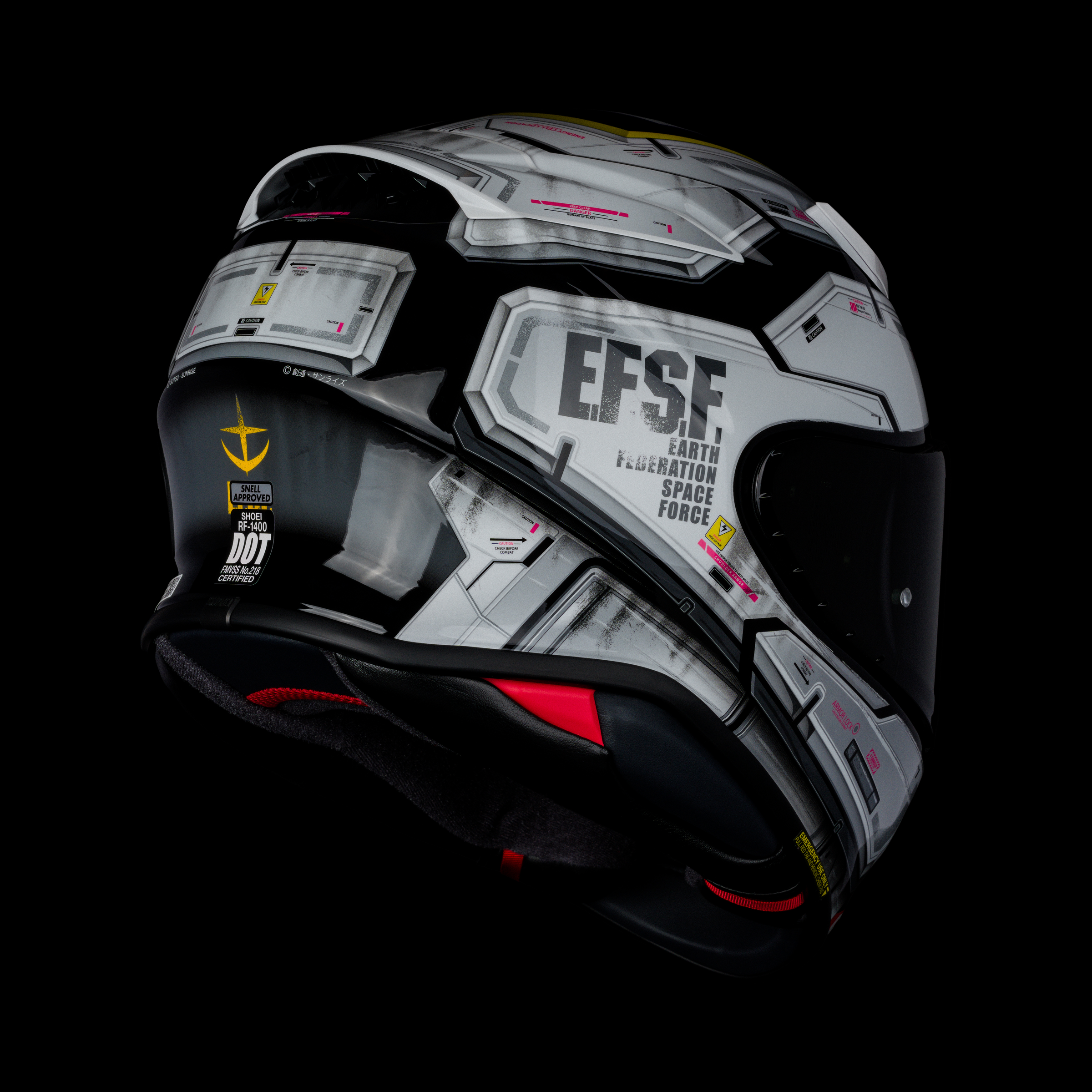 Shoei RF-1400 RX-78-02 Gundam Helmet