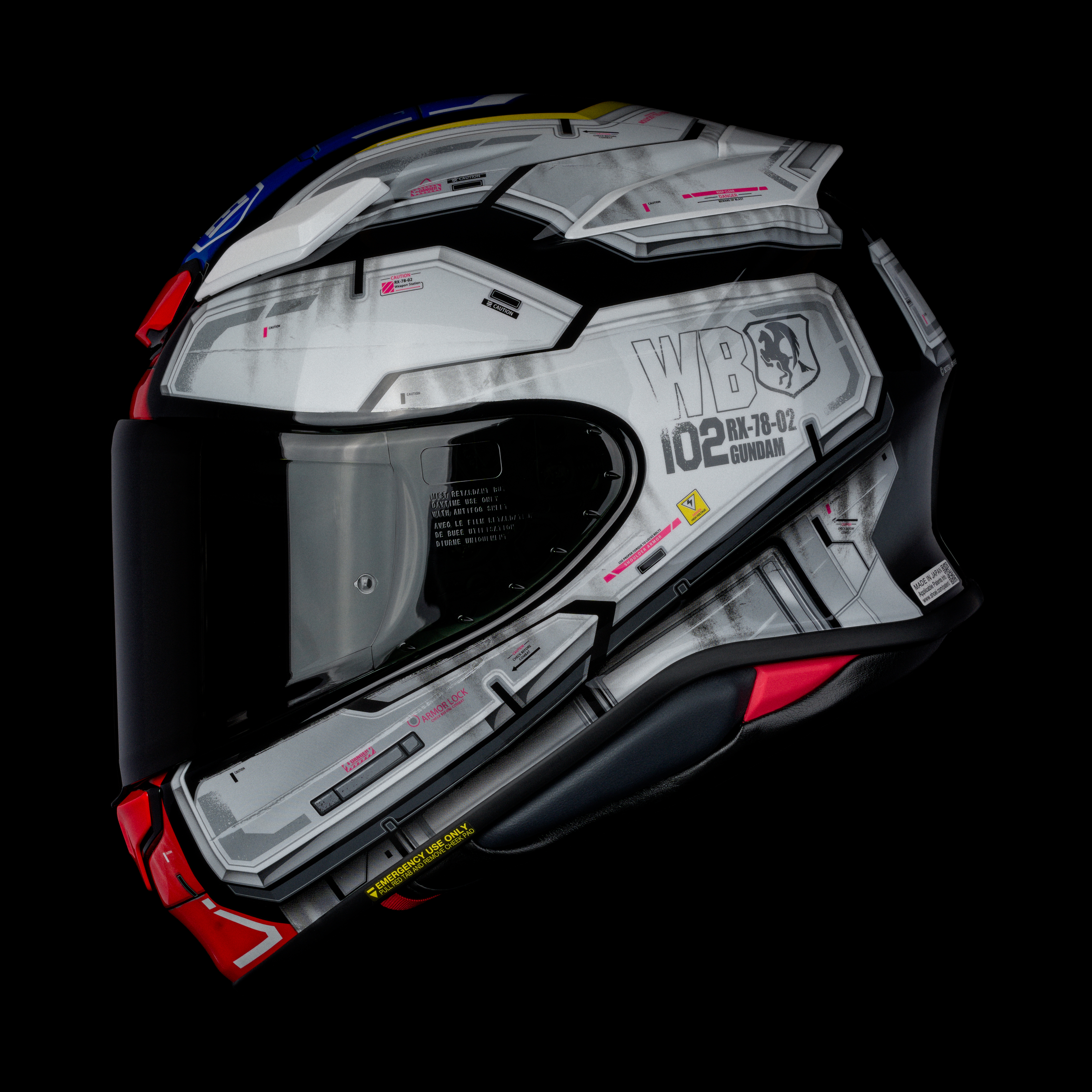 Shoei RF-1400 RX-78-02 Gundam Helmet
