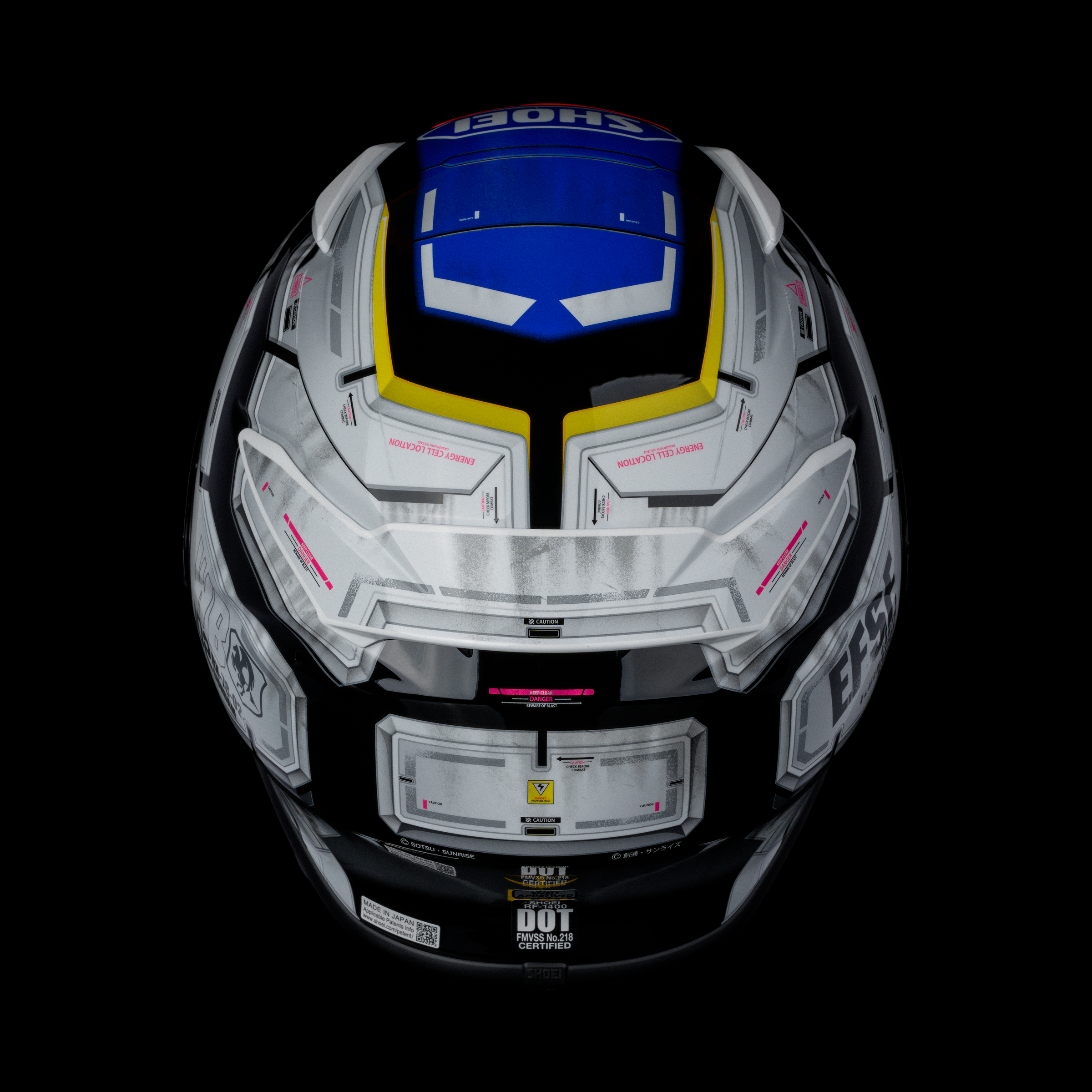 Shoei RF-1400 RX-78-02 Gundam Helmet