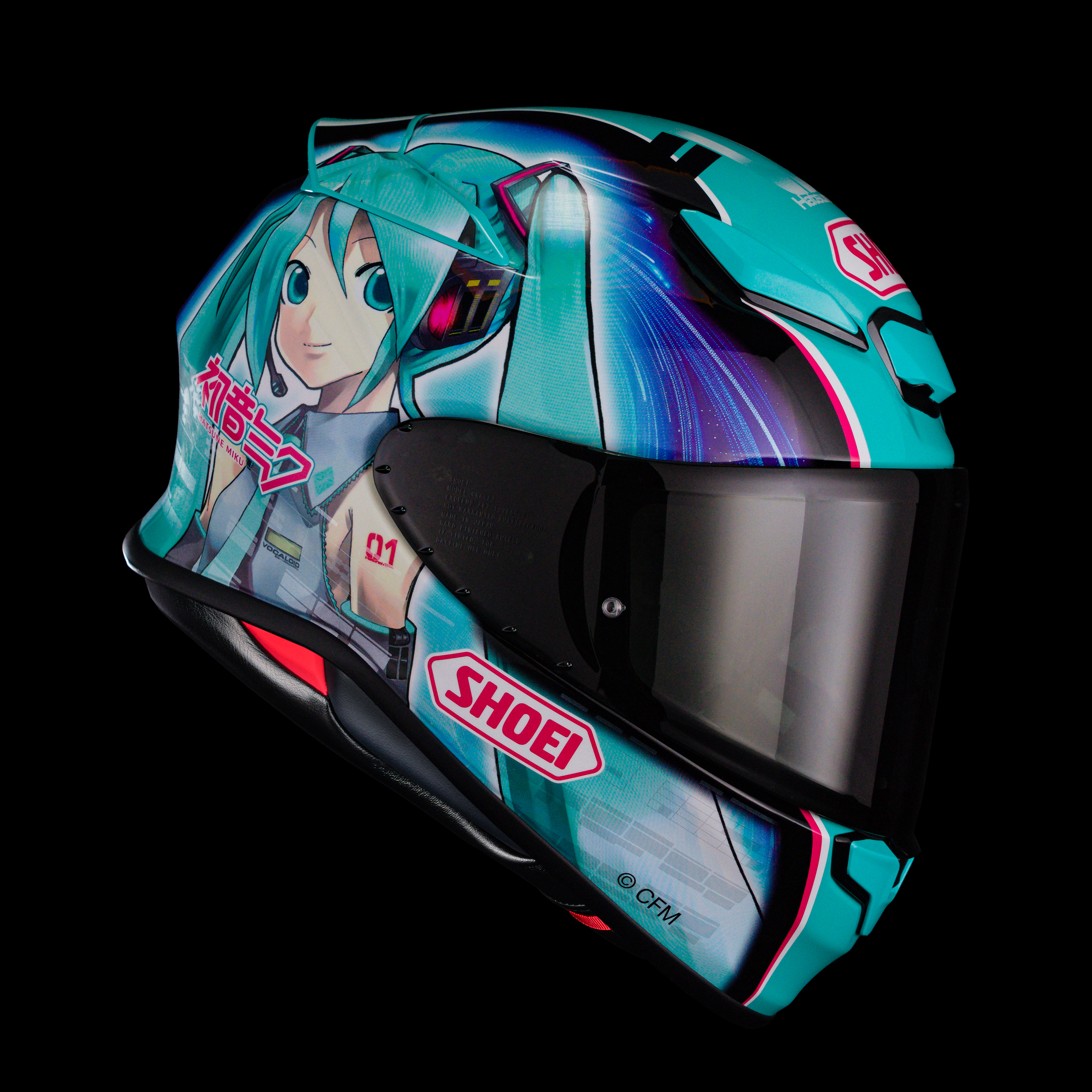 Shoei RF-1400 Hatsune Miku Helmet