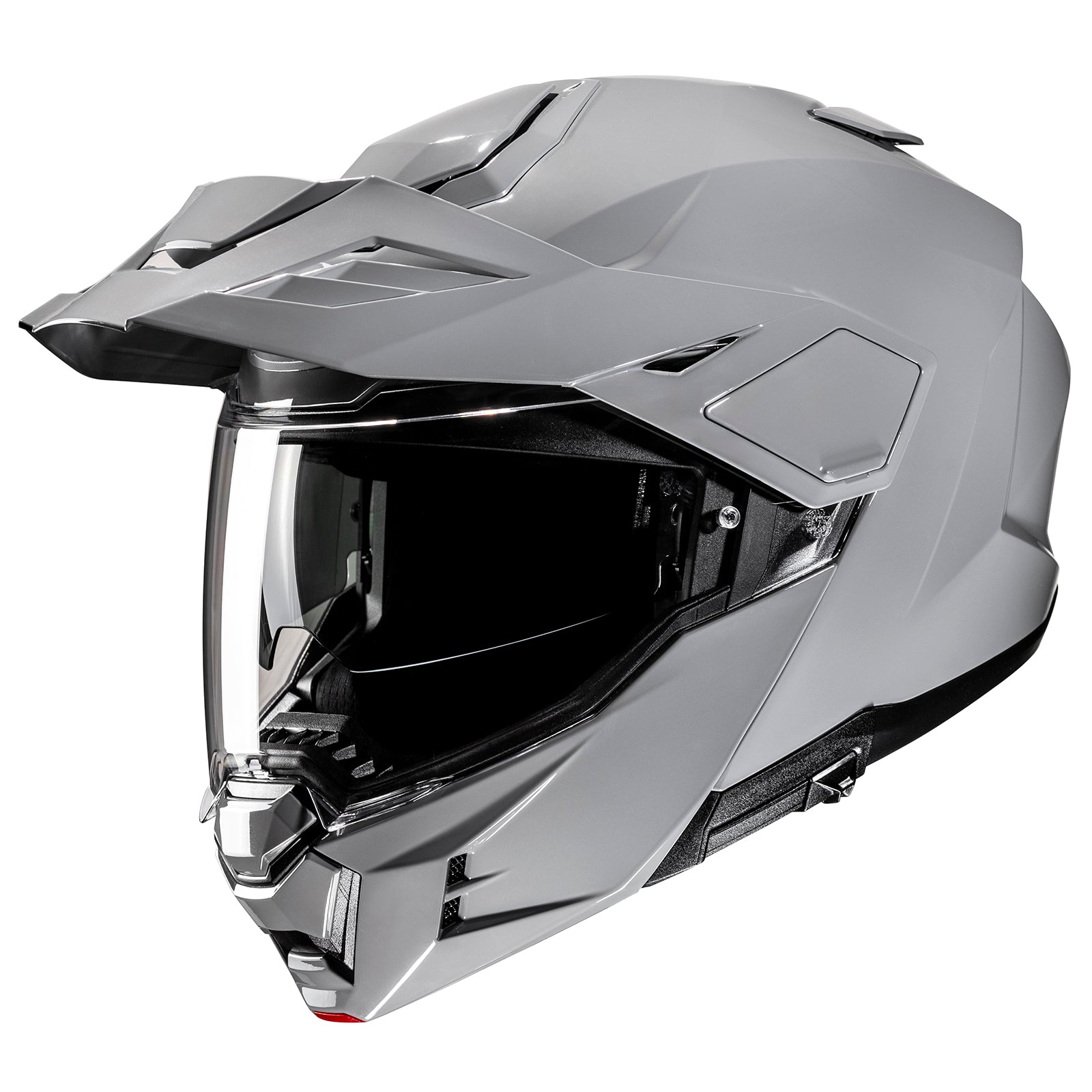 hjc dirtbike helmet red silver HJC i80 Helmet - Semi-Flat Black