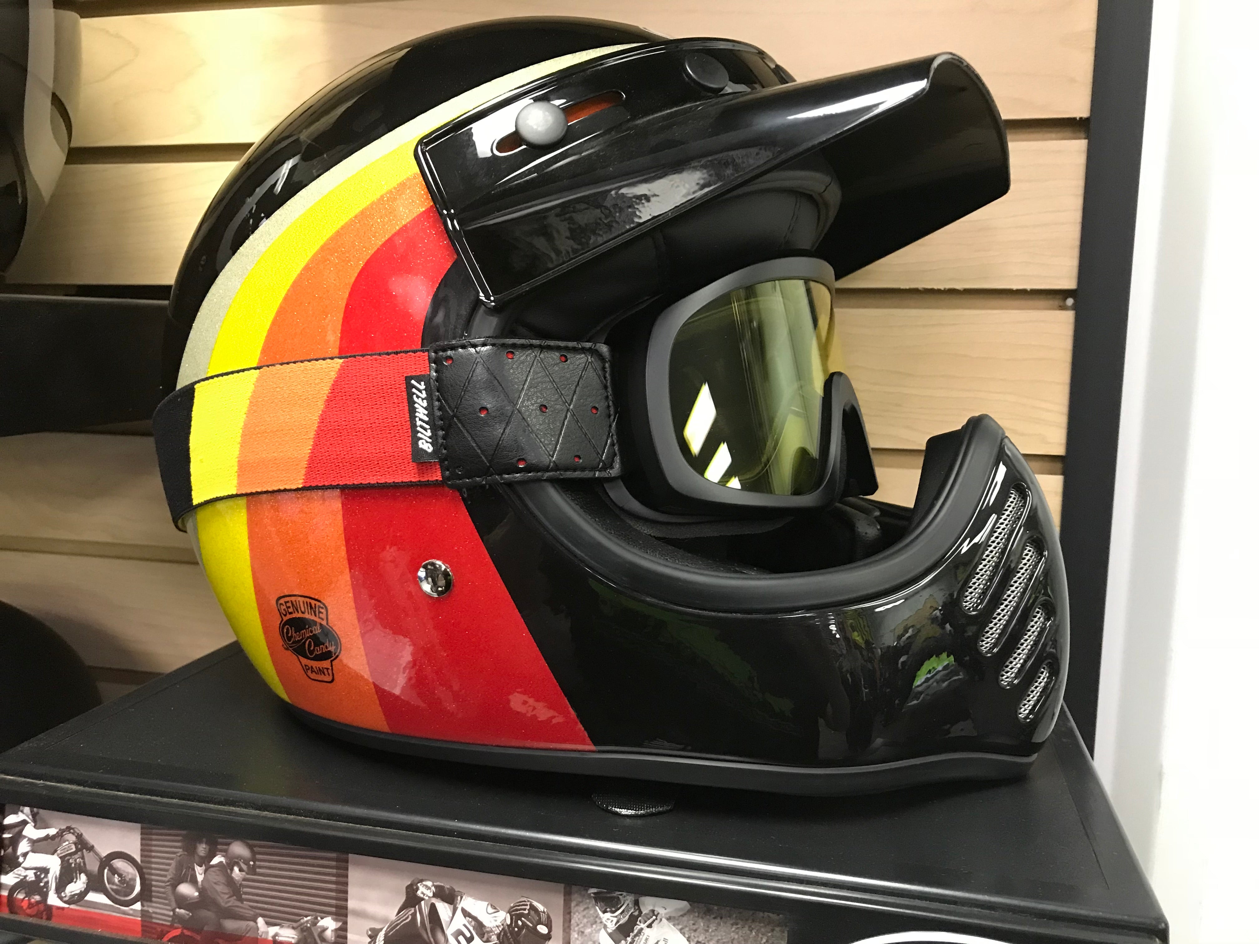 Biltwell Overland 2.0 Tri-Stripe Goggles