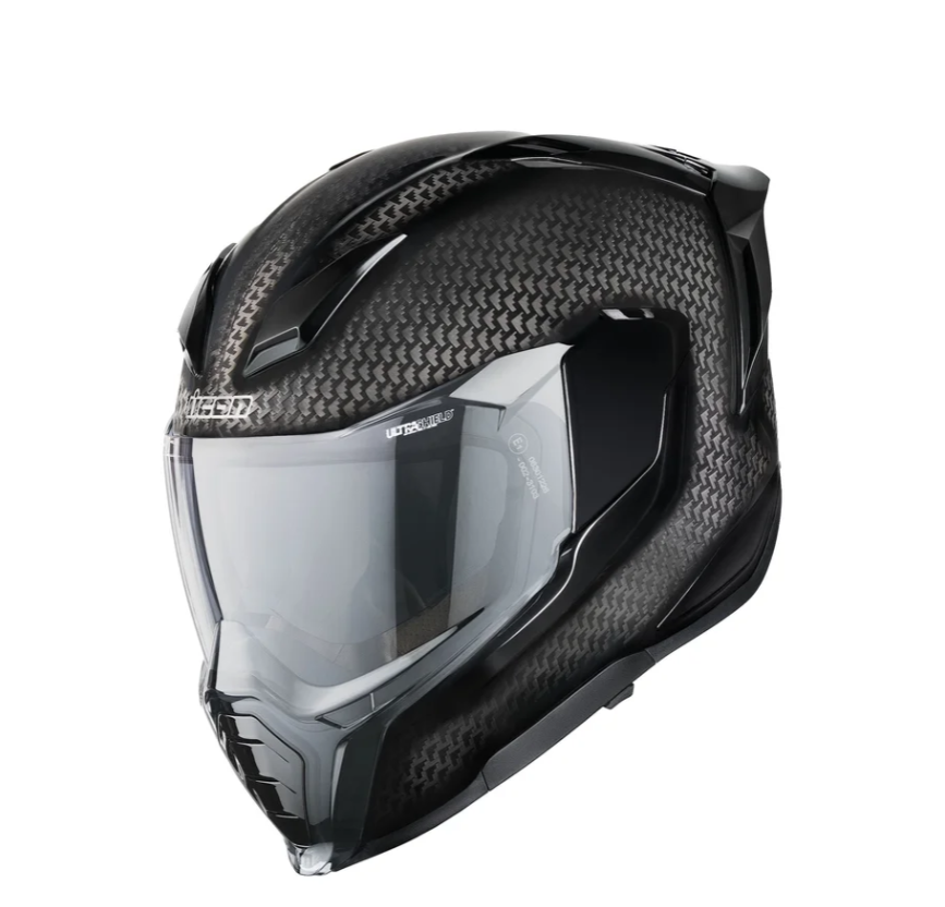 Icon Ultraflite Carbon Helmet, Size M for Men