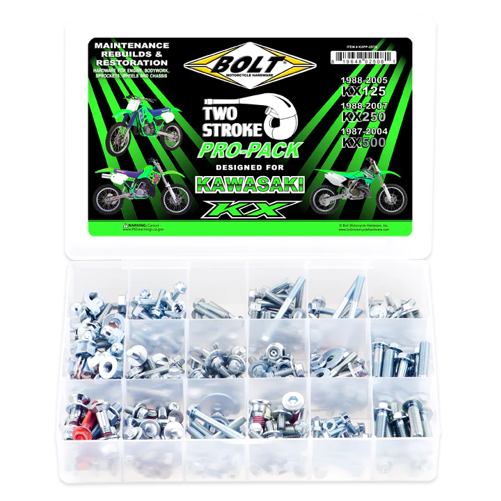 Bolt Hardware - Pro Pack - Kawasaki KX125/250/500