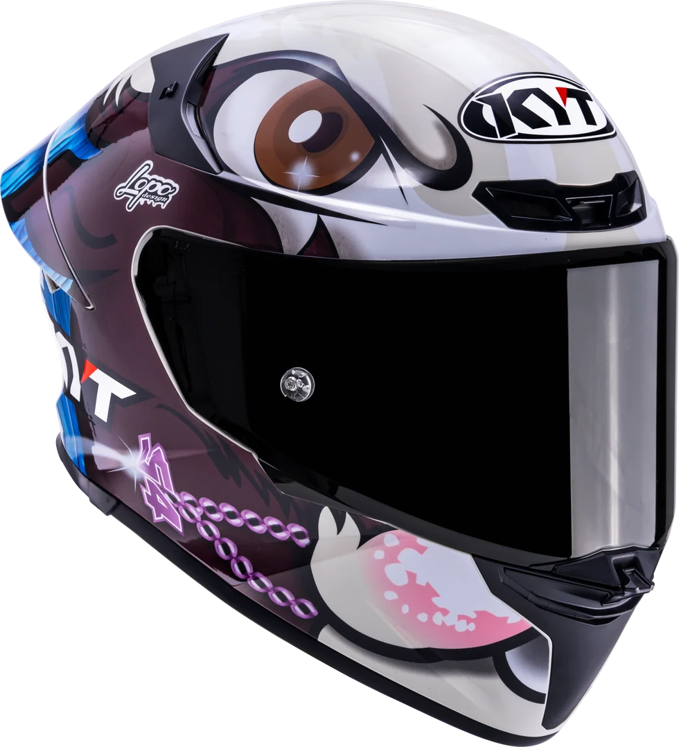 KYT TT-REVO Riccardo Rossi Catalan Replica Helmet