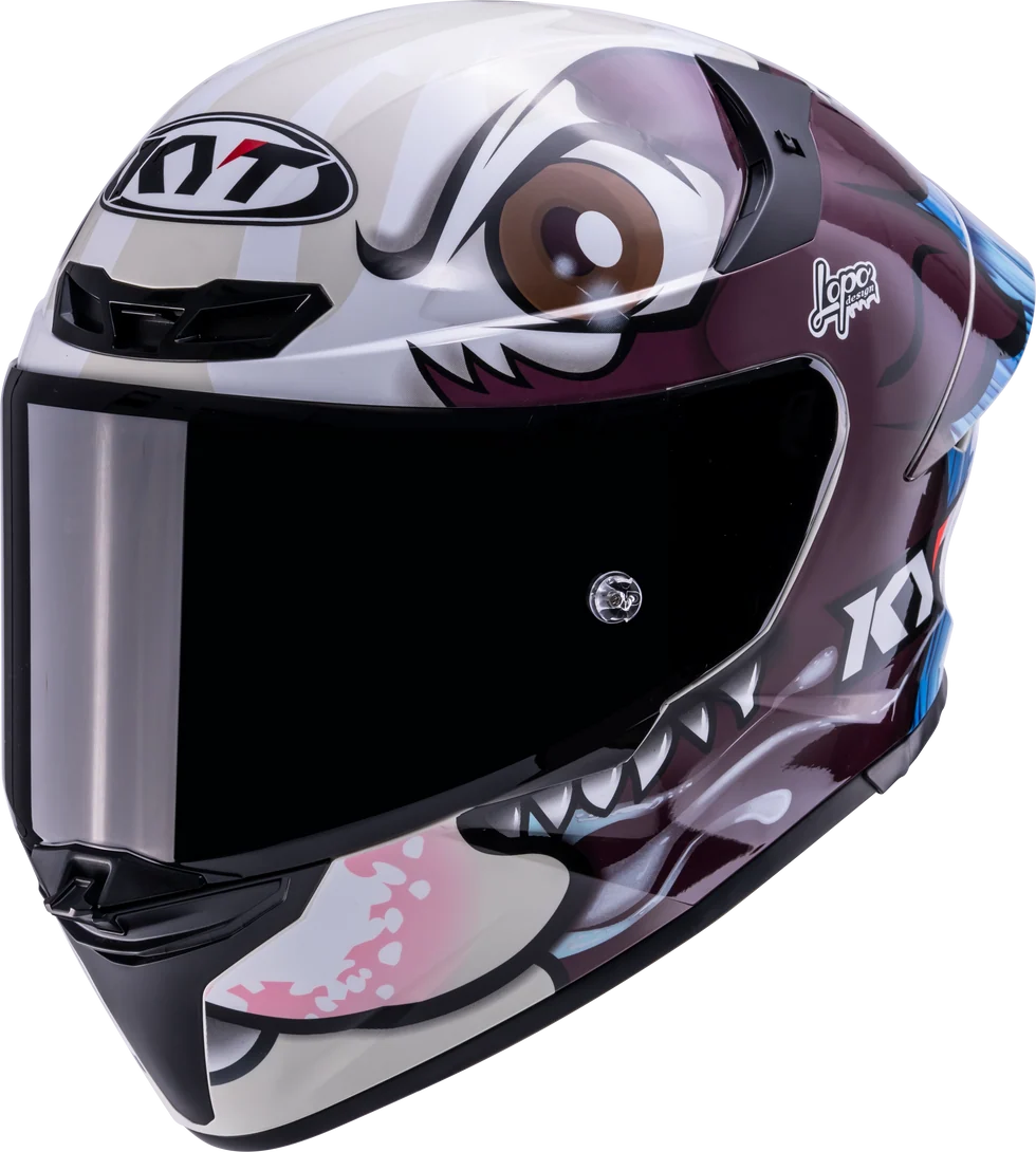 KYT TT-REVO Riccardo Rossi Catalan Replica Helmet