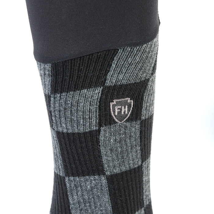 Fasthouse Youth Elrod Legacy Knee Brace Sock ~ 3924-0005-00; Black, Size One Size (BLKOS)