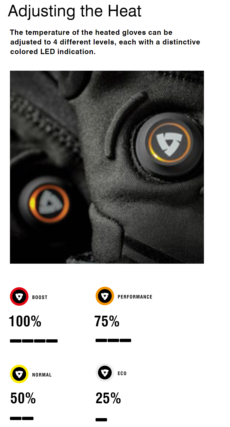 REV'IT! Liberty H2O Heated Gloves