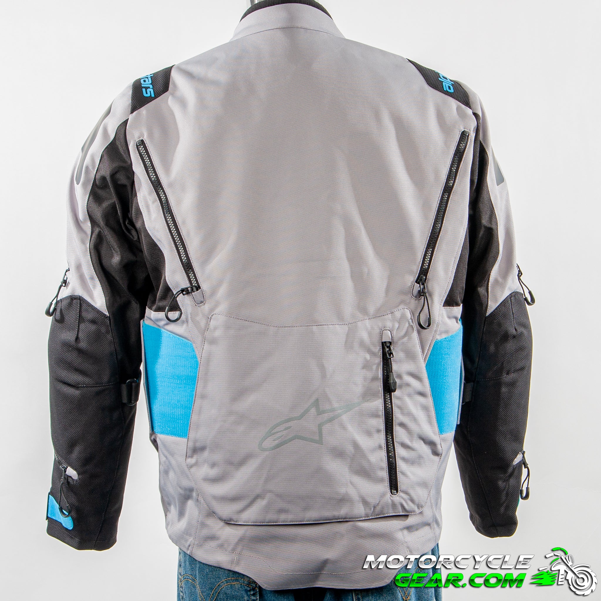 alpinestars adventure gear Alpinestars Ardent 3in1 Adventure Touring Jacket Gray/Black/Blue XL
