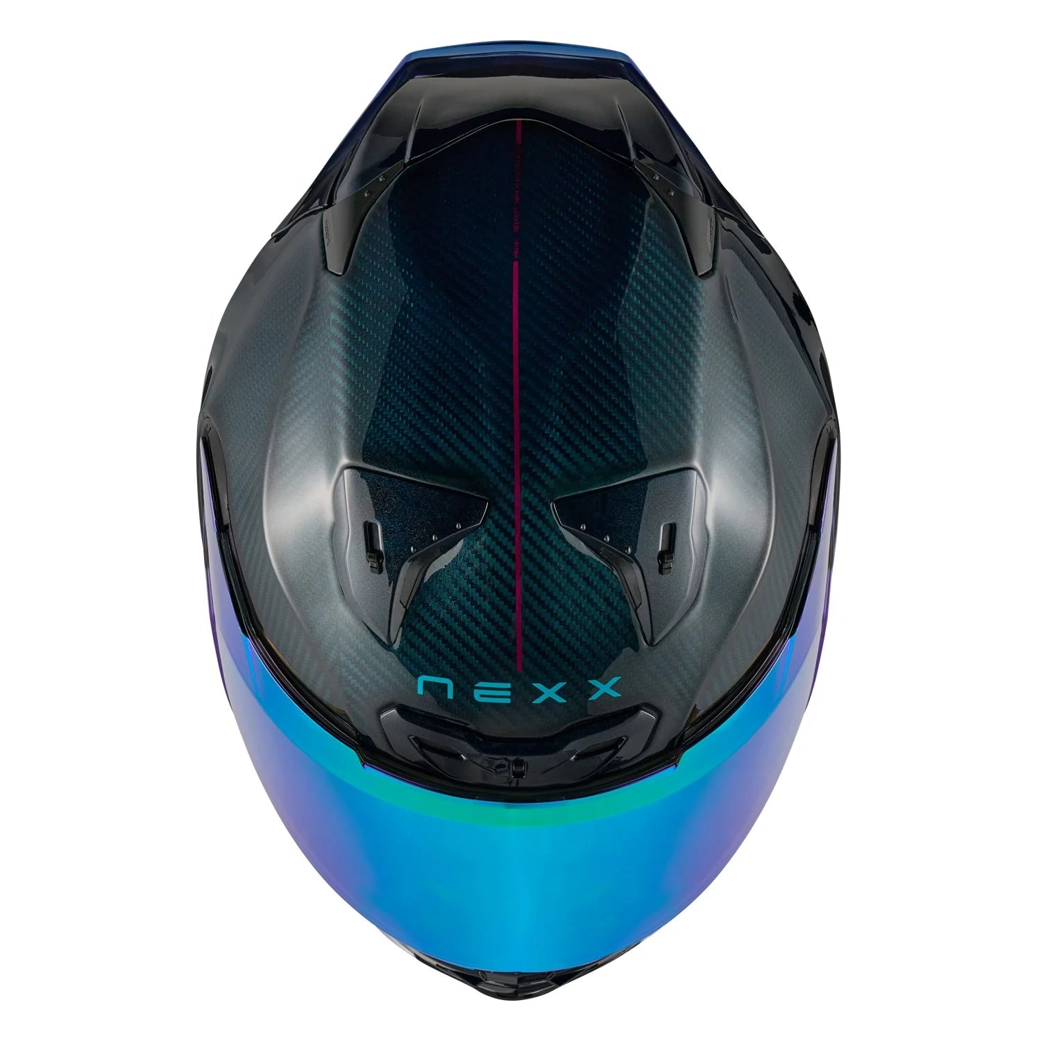 NEXX X.R3R Hadal Carbon Blue Teal Helmet