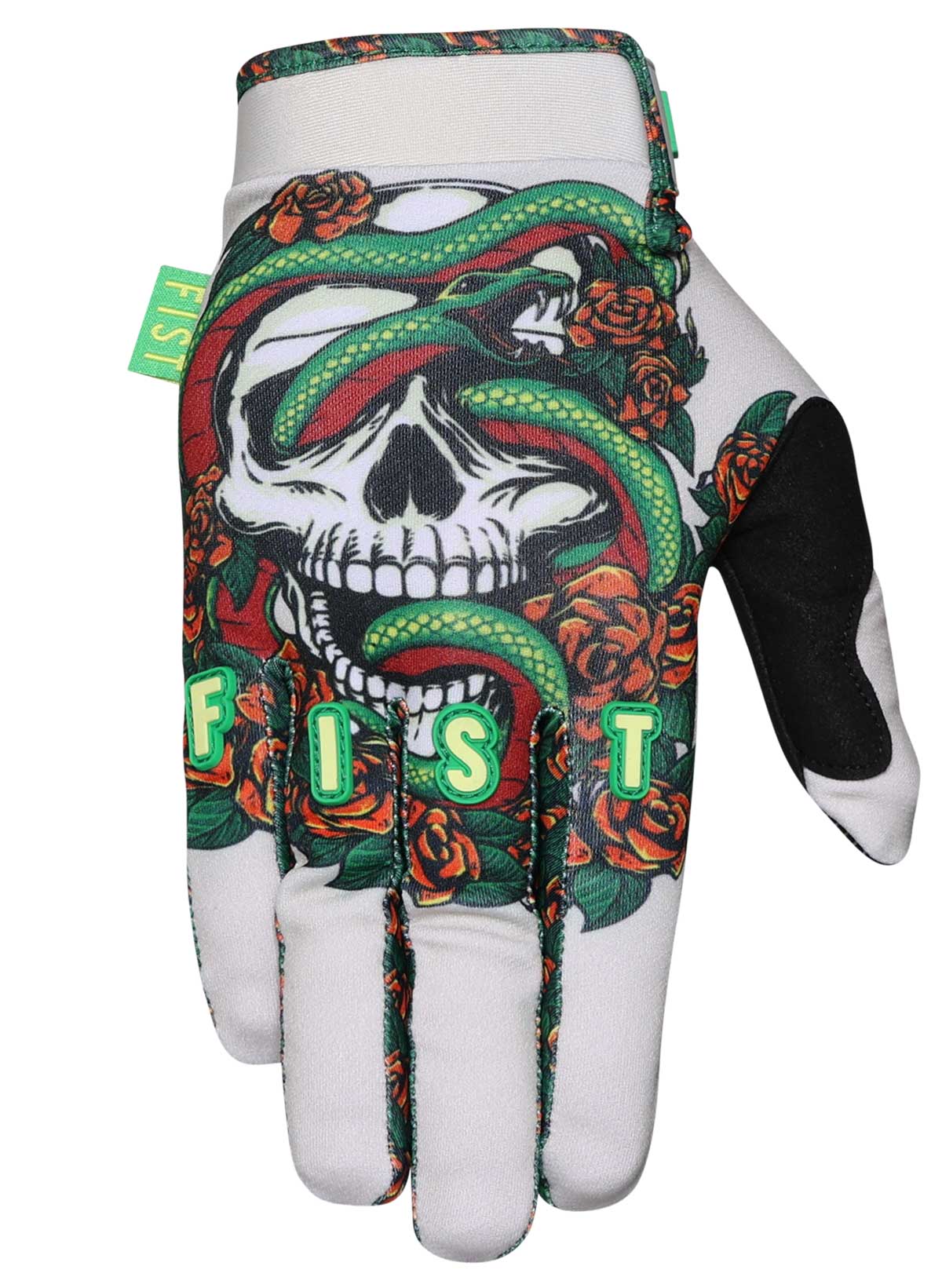 Fist Handwear Strapped Poison Gloves