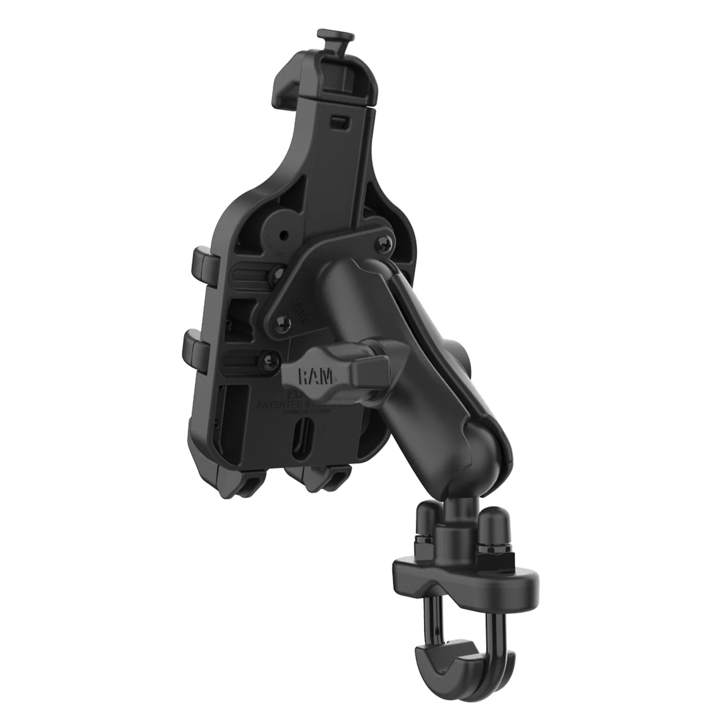 Ram Mount Quick-Grip Pro Phone Handlebar Mount with Qi2 15W Wireless Charger