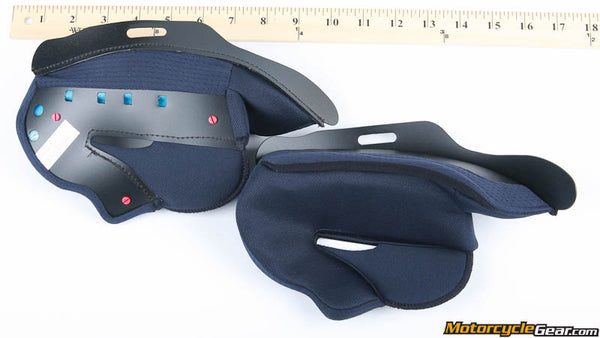 hjc black rpha-max helmet replacement pads HJC RPHA Max Replacement Cheek Pad Set