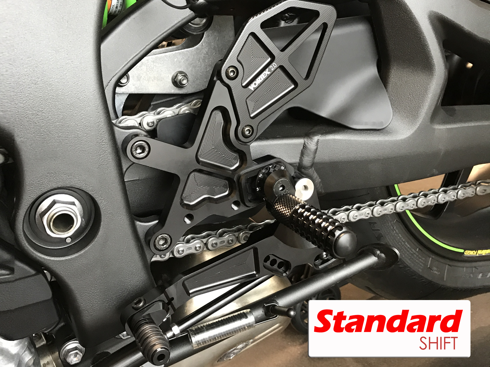 Vortex V3 2.0 Rearset Kawasaki ZX10R / RR
