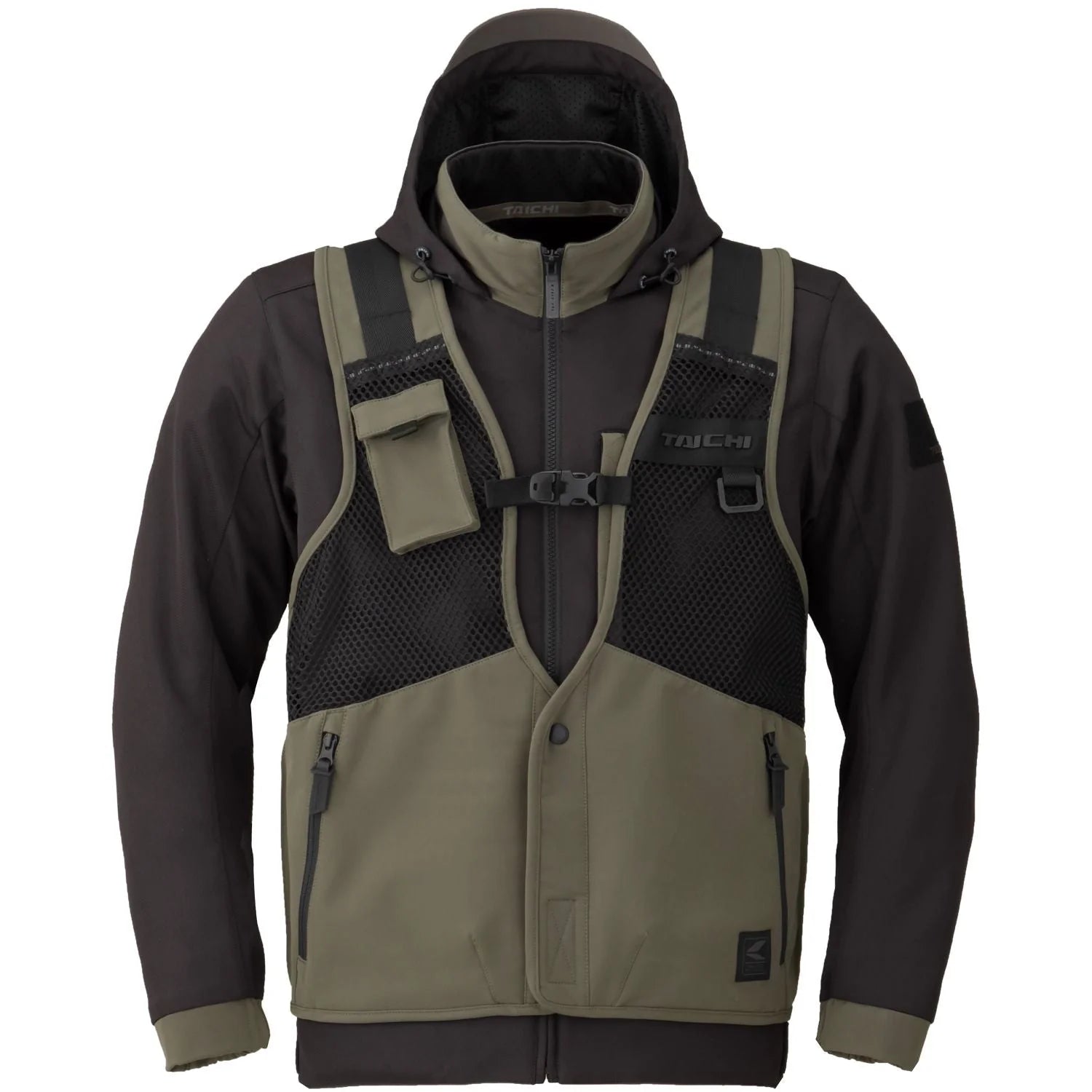 RS Taichi Overlap Mesh Parka Jacket RSJ347