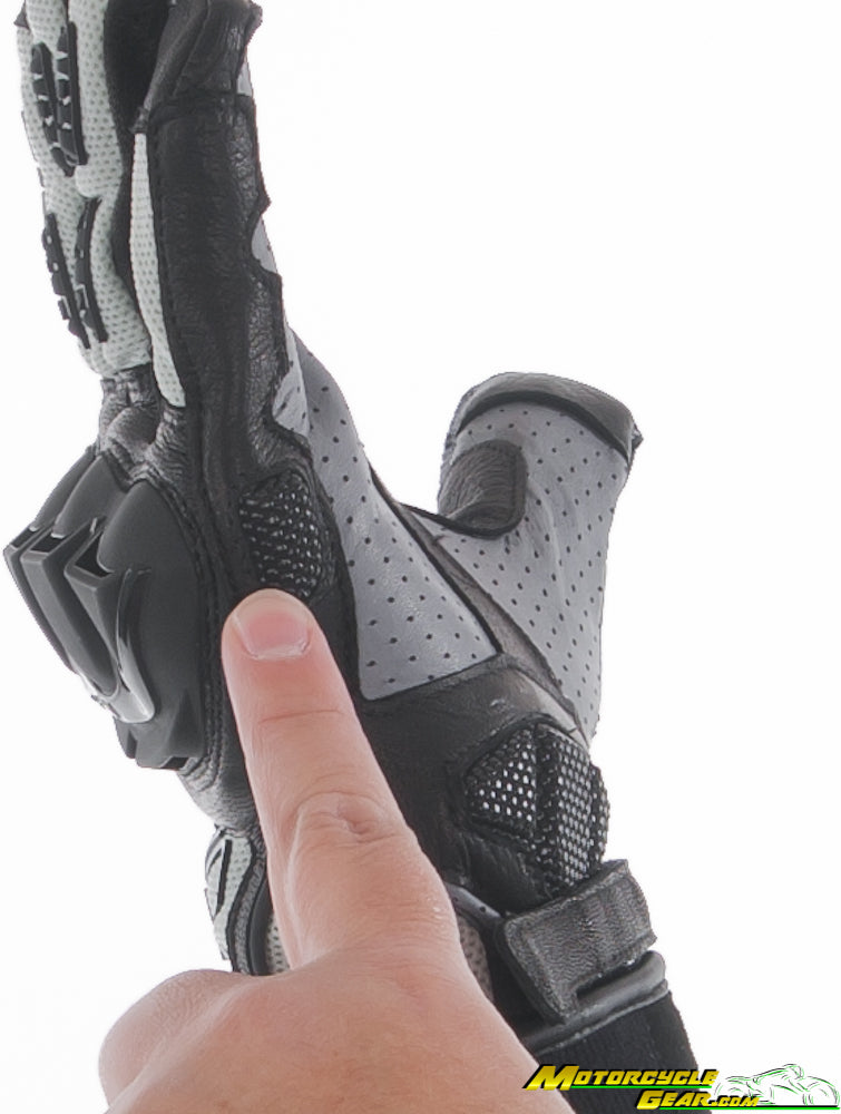 SuperFabric® reinforcement on edge of hand