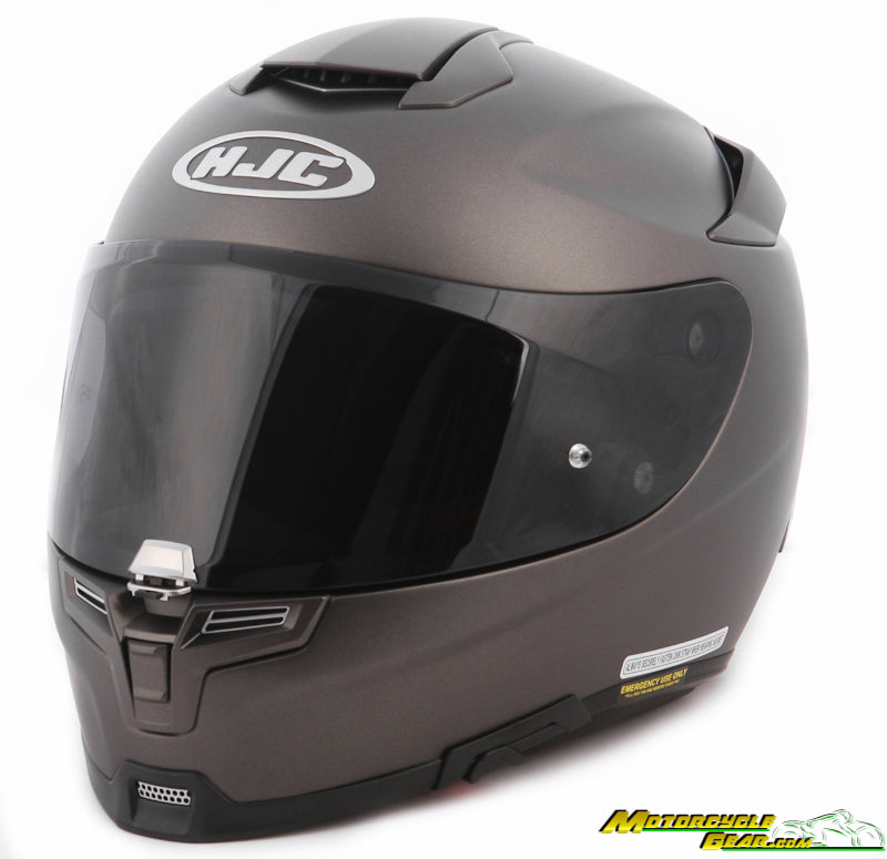 hjc black motorcycle helmet HJC HJ-26ST Shield Smoke RPHA 70ST