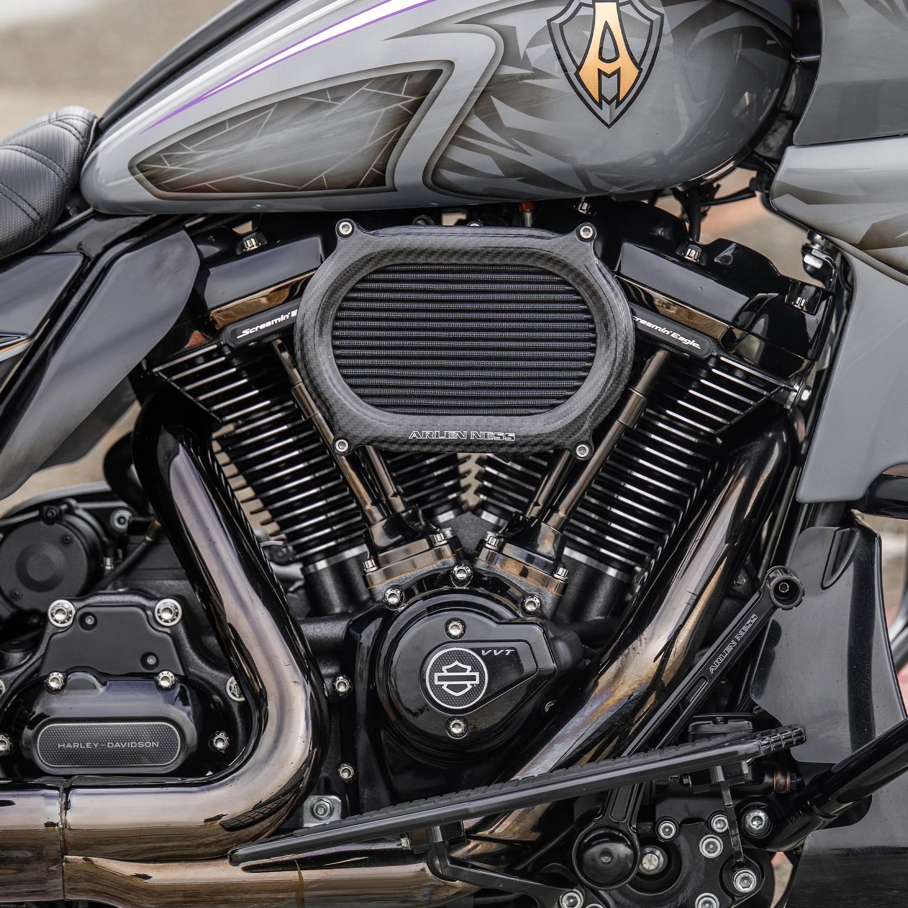 ARLEN NESS Stage 2 Oval Air Cleaner Kit for Harley Davidson Models