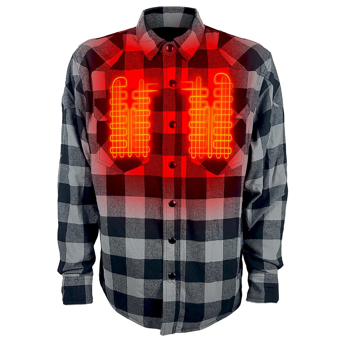 Gerbing 7 V Battery Heated Flannel Shirt
