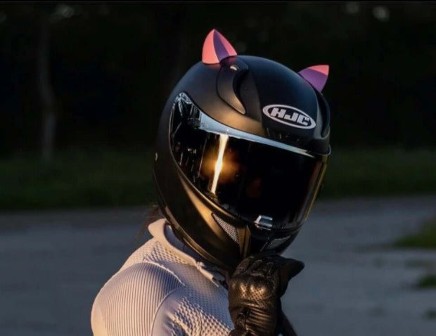 cat ears motorcycle helmet MagNeatOhz: Cat Ears for Helmet Black