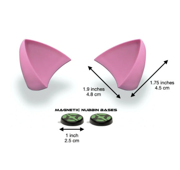 cat ear motorcycle helmet kit MagNeatOhz: Cat Ears for Helmet Black