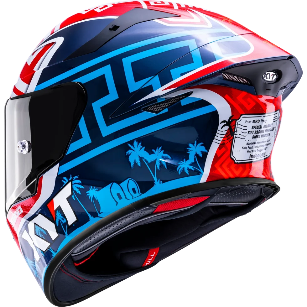KYT TT-REVO Moreira Mandalika Replica Helmet