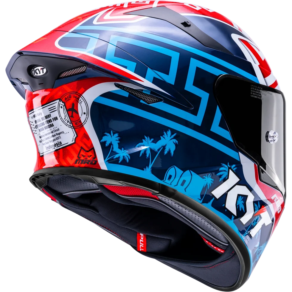 KYT TT-REVO Moreira Mandalika Replica Helmet