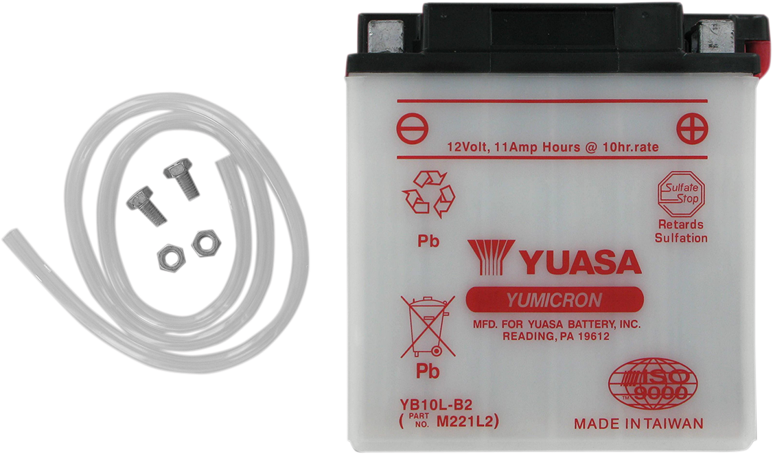 Yuasa YB10L-B2 Yumicron Conventional Battery