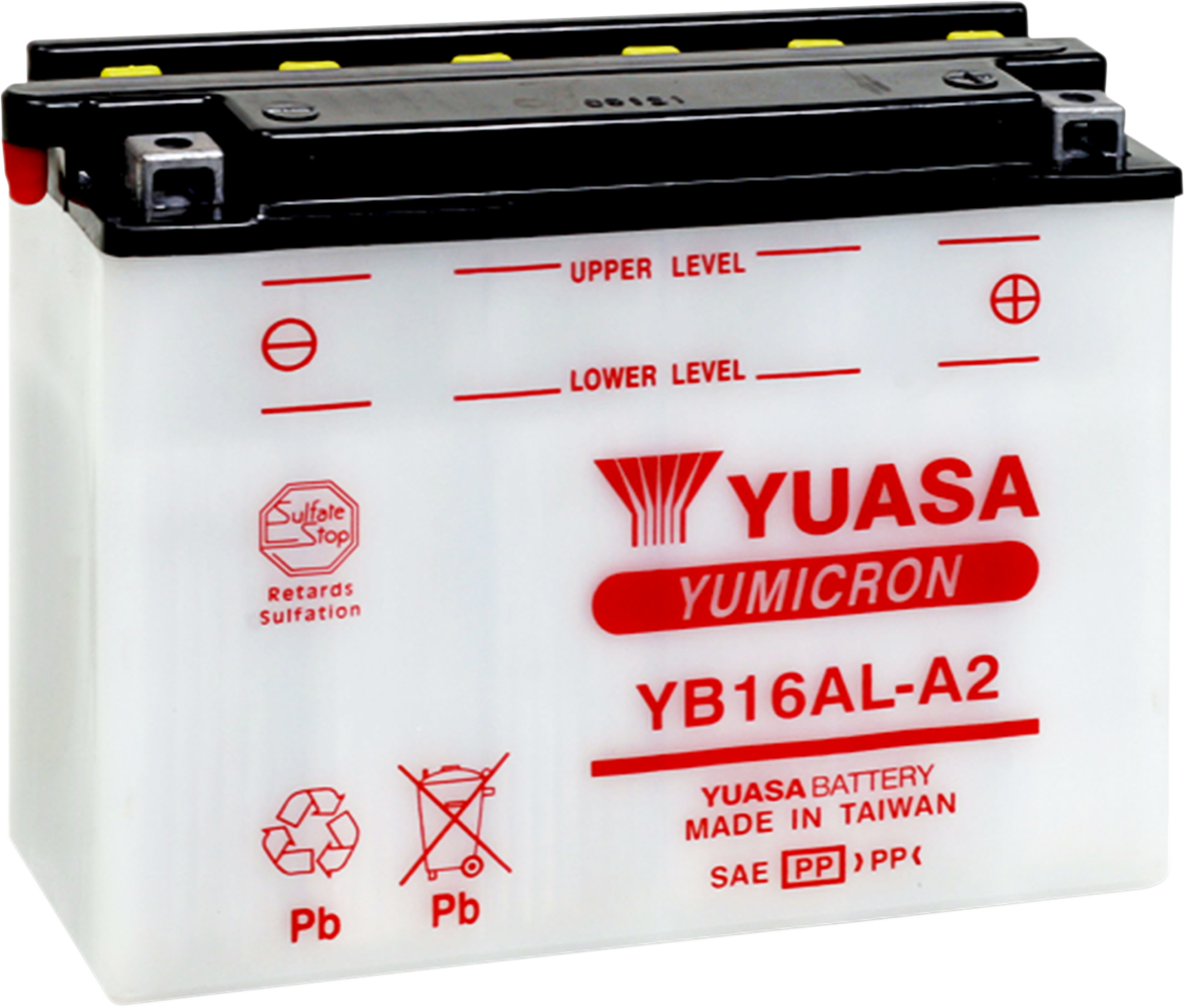 Yuasa YB16AL-A2 Yumicron Conventional Battery