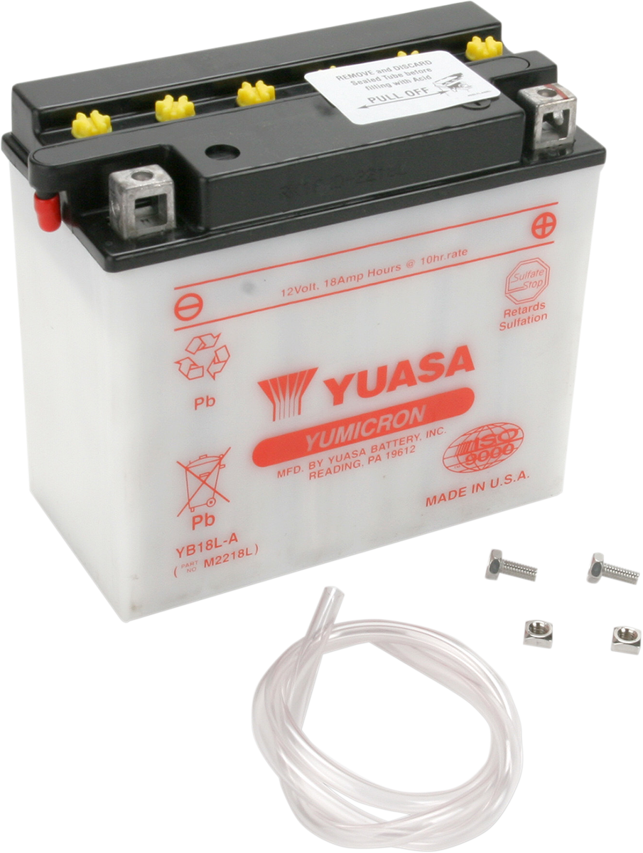 Yuasa YB18L-A Yumicron Conventional Battery