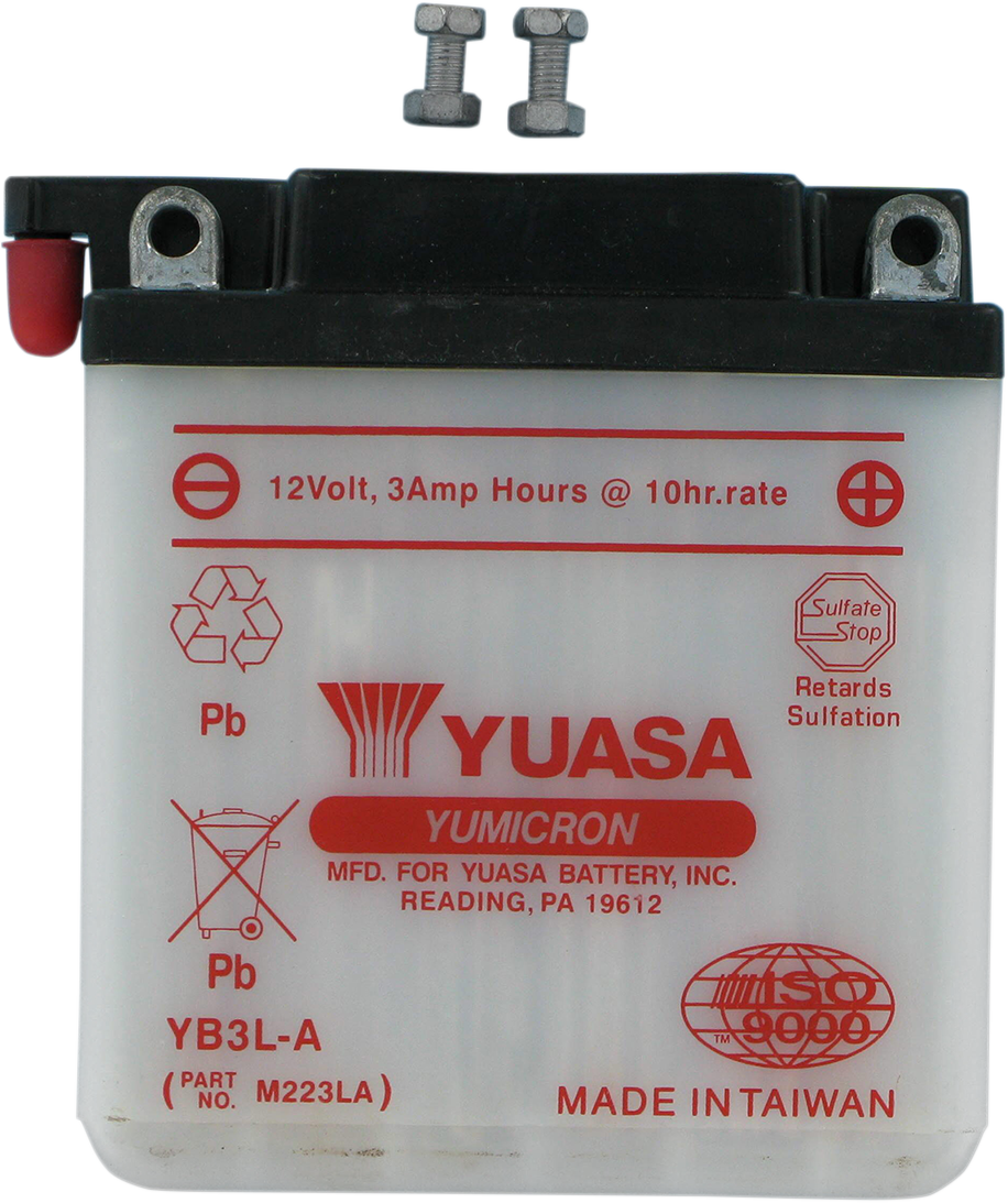 Yuasa YB3L-A Yumicron Conventional Battery