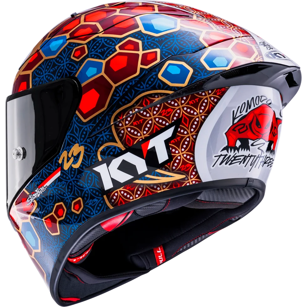 KYT KX-1 Race GP Bastianini Indonesia 2025 Replica Helmet