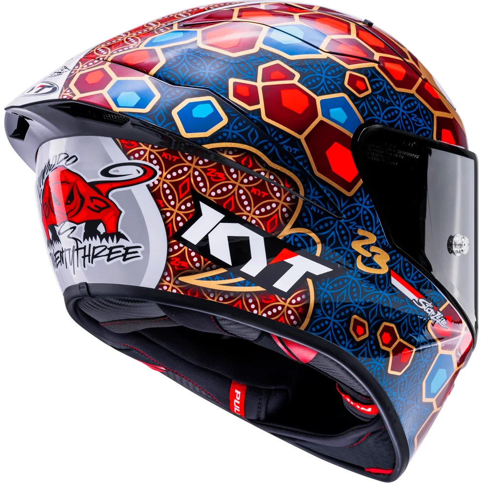 KYT KX-1 Race GP Bastianini Indonesia 2025 Replica Helmet