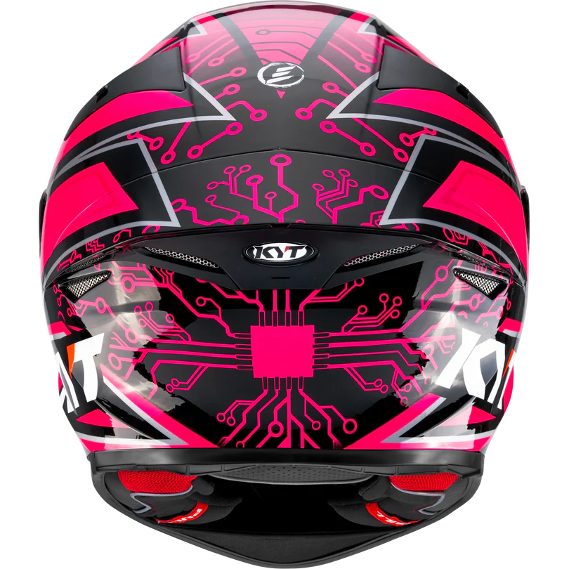 KYT TT Revo Hyper Pink Special Edition Helmet