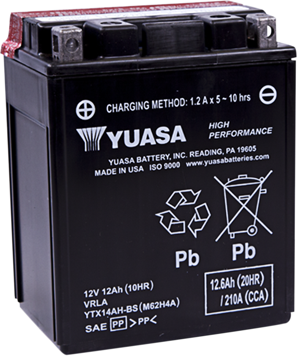 Yuasa YTX14AH-BS High Performance AGM Battery